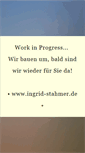 Mobile Screenshot of ingrid-stahmer.de